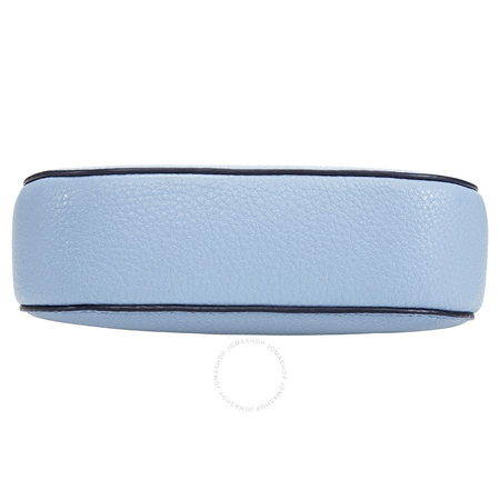 Michael Kors Mott Pebbled Leather Crossbody- Powder Blue 32T8TF5C0L-424