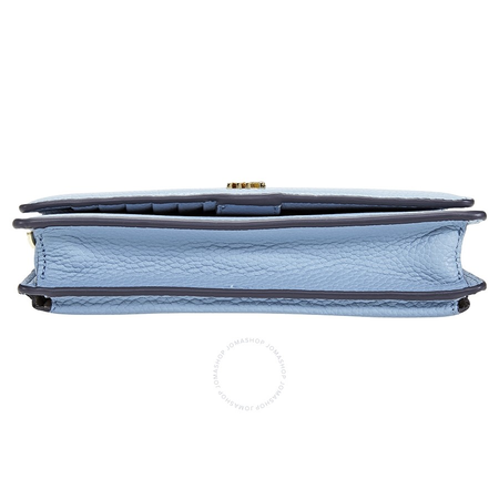 Michael Kors Pebbled Leather Convertible Crossbody- Powder Blue 32T8TF5C9T-424