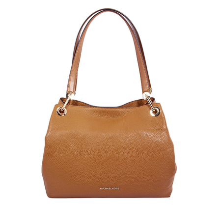 Michael Kors Raven Large Leather Shoulder Bag- Acorn 30H6GRXE3L-203