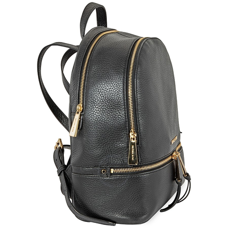 Michael Kors Rhea Medium Leather Backpack - Black 30S5GEZB1L-001