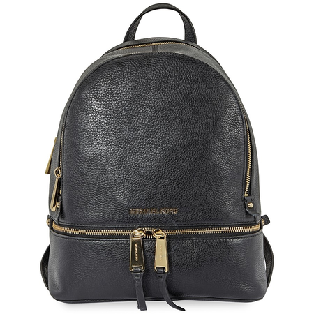 Michael Kors Rhea Medium Leather Backpack - Black 30S5GEZB1L-001