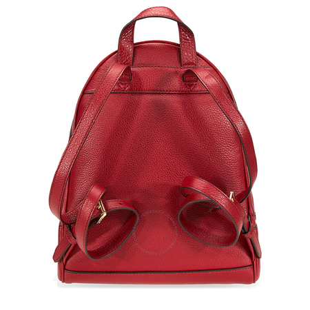 Michael Kors Rhea Medium Leather Backpack - Maroon 30S5GEZB1L-550