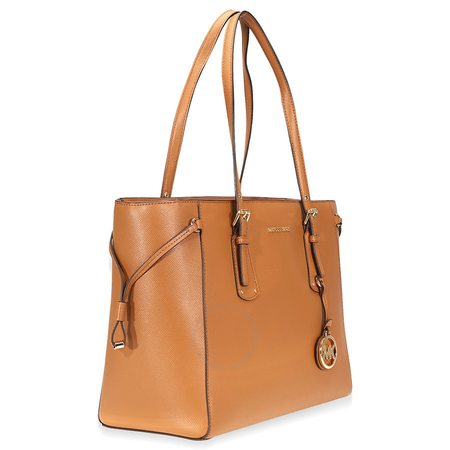 Michael Kors Voyager Medium Textured Leather Tote- Acorn 30H7GV6T8L-203