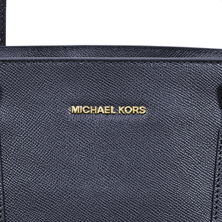 Michael Kors Voyager Textured Crossgrain Leather Tote- Admiral 30H7GV6T9L-414