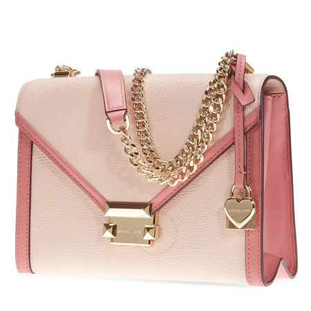 Michael Kors Whitney Large Flap Shoulder Bag- Soft Pink/Multi 30H8TWHL3O-612