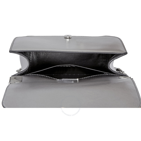 Prada Pionnière Medium Leather Crossbody - Silver-tone 1BD039 UBC2AIX/D F0135