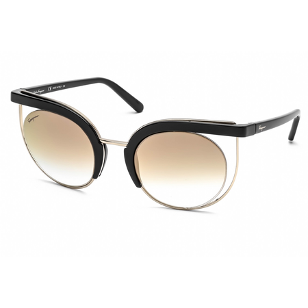 Ferragamo Nude Gradient Cat Eye Ladies Sunglasses SF890S 613 52
