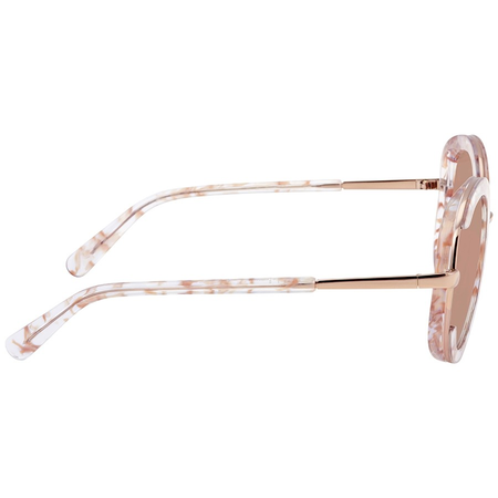 Ferragamo Round Ladies Sunglasses sf164s 34707