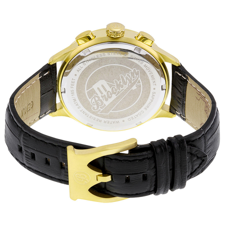 Brooklyn Watch Co. Brooklyn Dakota Swiss Quartz Chronograph Gold Tone Dial Men's Watch 205-M2721