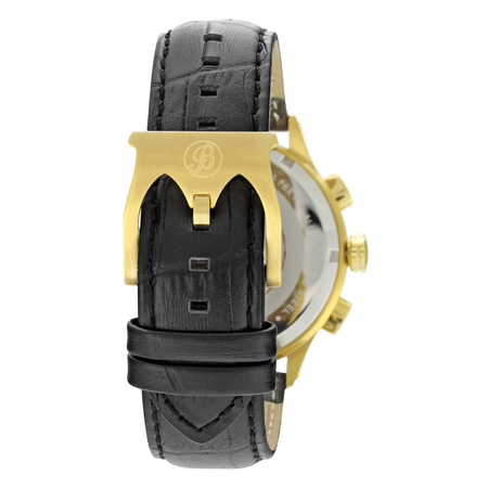 Brooklyn Watch Co. Brooklyn Dakota Swiss Quartz Chronograph Gold Tone Dial Men's Watch 205-M2721