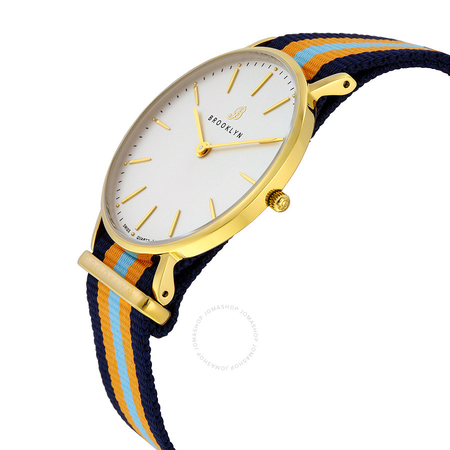 Brooklyn Watch Co. Brooklyn Flatland Casual Super Slim Swiss Quartz Watch BW104-U21144