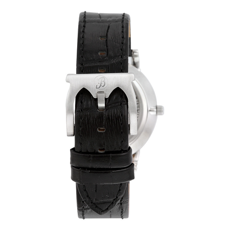 Brooklyn Watch Co. Brooklyn Myrtle II Classic Swiss Quartz Slim Black Dial Men's Watch 100-M1221