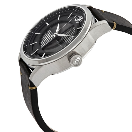 Brooklyn Watch Co. Automatic Black Dial Watch 8353A1