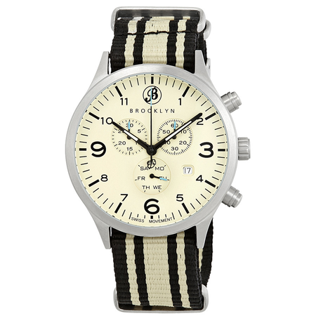 Brooklyn Watch Co. Bedford Brownstone Chronograph Men's Watch 309-L-016-NSBGS