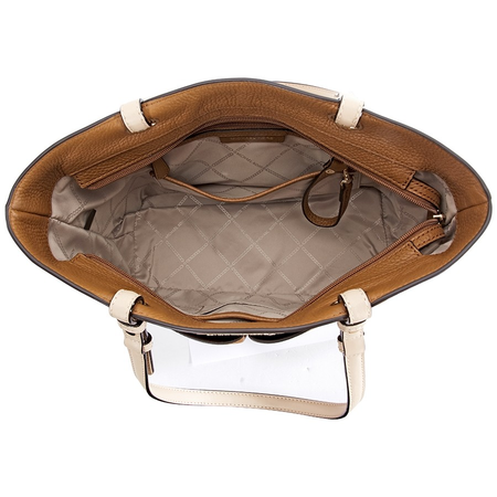 Michael Kors Bedford Medium Pebbled Leather Tote- Acorn 30S9GBFT2L-203