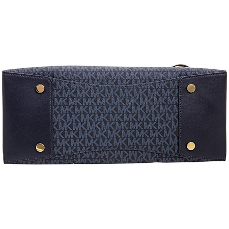 Michael Kors Gramercy Colorblock Large Satchel- Blue/Multi 30S9GG7S3B-415