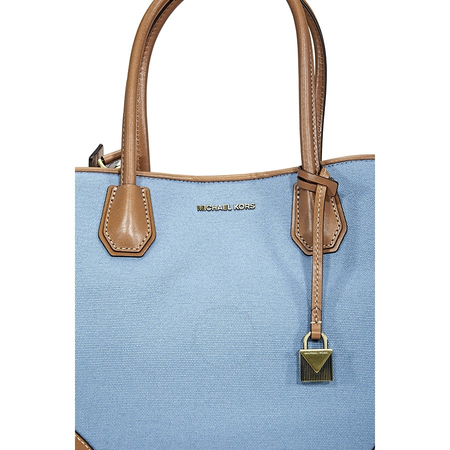 Michael Kors Mercer Gallery Medium Tote- Powder Blue 30H8BZ5T6C-424