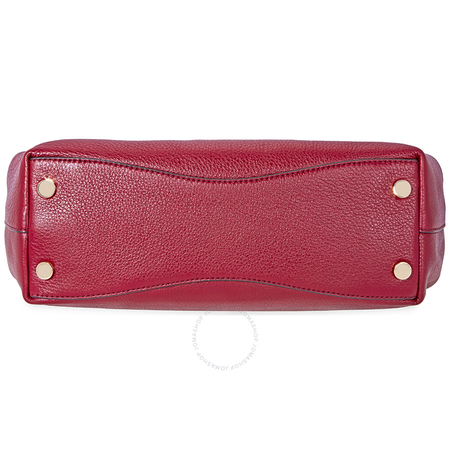 Michael Kors Raven Large Leather Shoulder Bag - Maroon 30H6GRXE3L-550