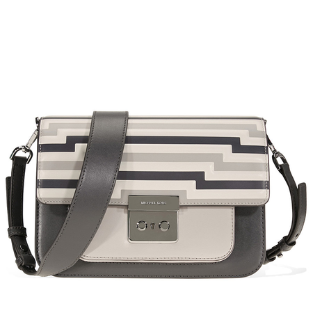Michael Kors Sloan Editor Tri-Color Leather Shoulder Bag 30F8TS9L9X-031