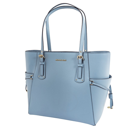 Michael Kors Textured Leather Tote- Powder Blue 30F8TV6T4L-424