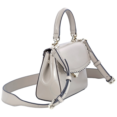 Michael Kors XS Scalloped  Leather Crossbody- Truffle 32T8TF5M1I-208