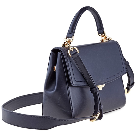 Michael Kors Ava Small Leather Satchel- Navy 30T8GAVS1L-414