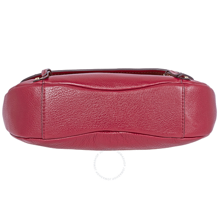 Michael Kors Evie Medium Learher Shoulder Bag- Maroon 30S8GZUF2L-550