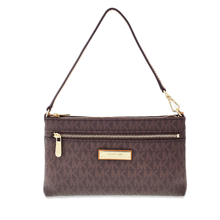 Michael Kors Jet Set Large Wristlet - Brown 32S7GJSW3B-200