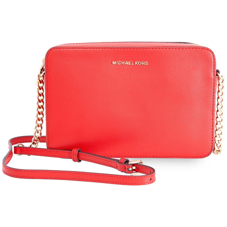 Michael Kors Large Jet Set Leather Crossbody Bag 32S4GTVC3L-683
