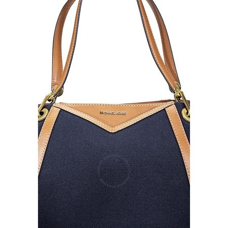Michael Kors Large Raven Pocket Shoulder Bag - Admiral 30H8BRXE3C-414