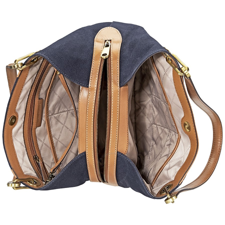 Michael Kors Large Raven Pocket Shoulder Bag - Admiral 30H8BRXE3C-414