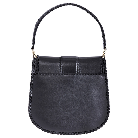 Michael Kors Lillie Medium Leather Messenger Bag- Black 30F8G0LM6O-001