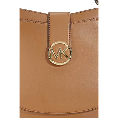 Michael Kors Lillie Medium Leather Shoulder Bag- Acorn 30F8G0LM2T-203