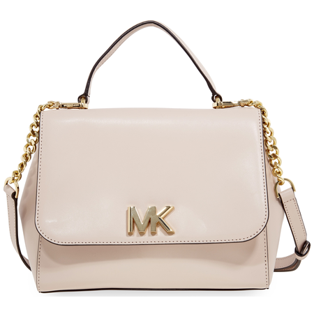 Michael Kors Mott Medium Leather Satchel- Light Pink 30S8GOXS2L-187