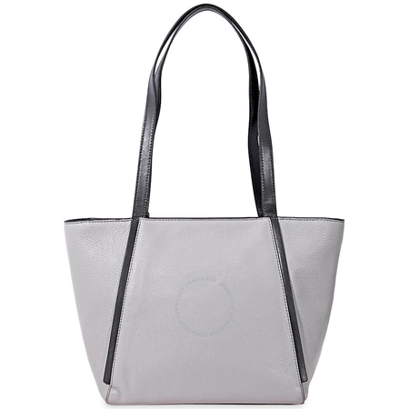 Michael Kors Whitney Pebbled Leather Tote- Grey/Black 30F8SN1T1B-913