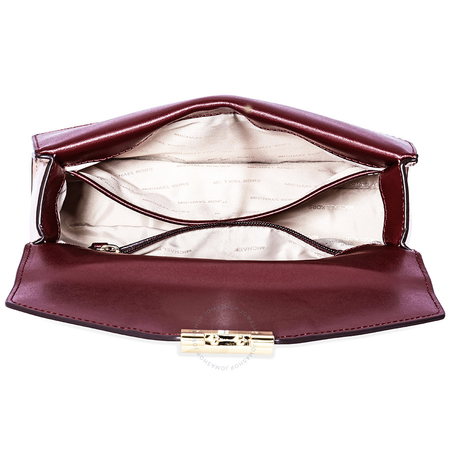 Michael Kors Sloan Leather Medium Satchel - Pink/Multi 30F8TSLS2V-982