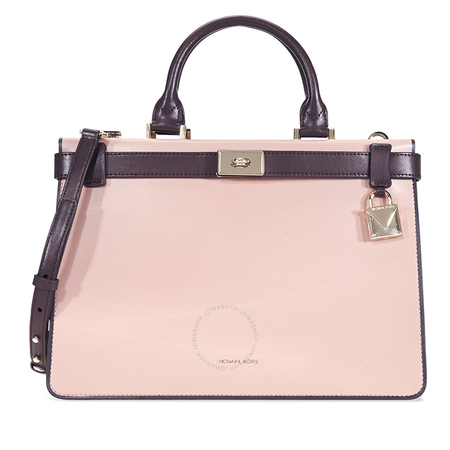 Michael Kors Tatiana Medium Leather Satchel-Pink/Purple 30F8TT0S2T-938