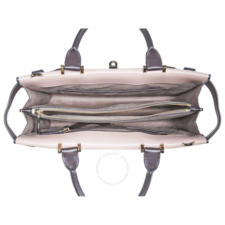 Michael Kors Tatiana Medium Leather Satchel-Pink/Purple 30F8TT0S2T-938