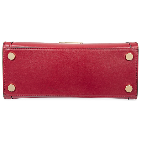 Michael Kors Whitney Medium Leather Satchel-  Maroon 30T8GXIS2L-550