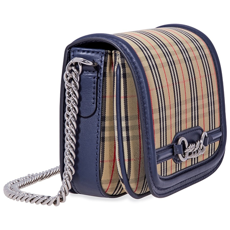 Burberry 1983 Check Link Bag- Ink Blue 4078228