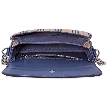 Burberry 1983 Check Link Bag- Ink Blue 4078228