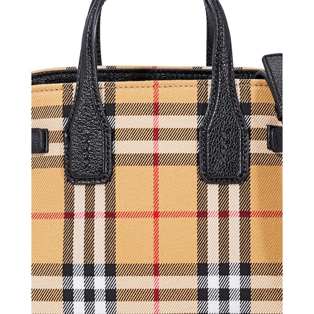 Burberry Baby Banner Vintage Check Crossbody Bag- Black 4079964