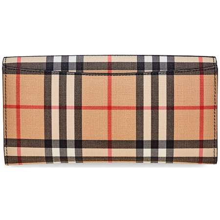 Burberry Ladies Vintage Check E-canvas Continental Wallet 8015116