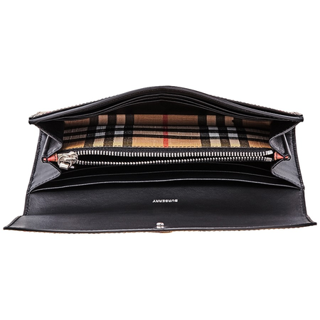 Burberry Ladies Vintage Check E-canvas Continental Wallet 8015116
