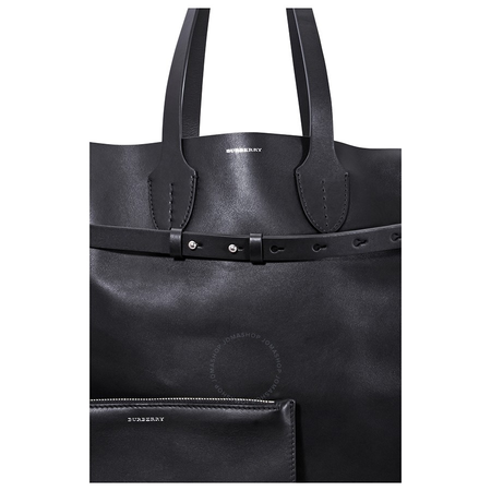 Burberry Large Soft Leather Belt Bag- Black 8006553