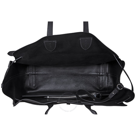 Burberry Large Soft Leather Belt Bag- Black 8006553