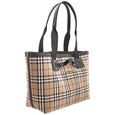 Burberry Medium Vintage Check Austen Tote Bag 8015969