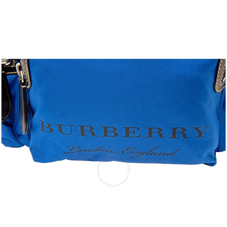 Burberry Men's Large Rucksack- Bright Blue 4068951