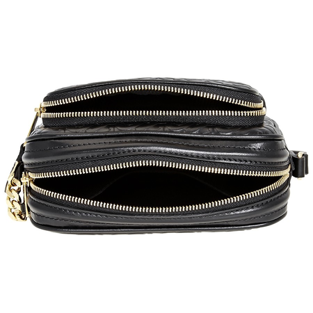 Burberry Monogram Leather Camera Bag in Black 8015241