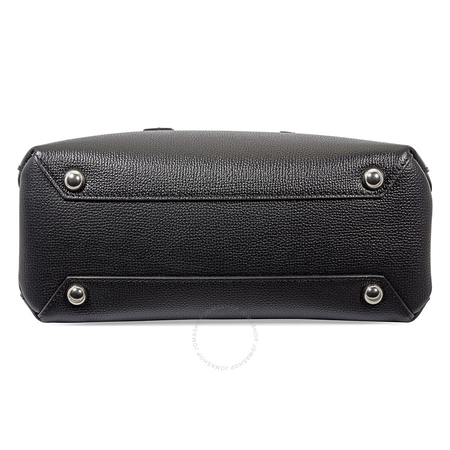 Burberry Small Banner Leather Tote- Black 4076748